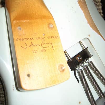The Holy Grail - Fender Custom Shop John Cruz Masterbuilt 1962 Stratocaster Heavy Relic w/ S-1 Switch Limited Build 1 of 100 image 17