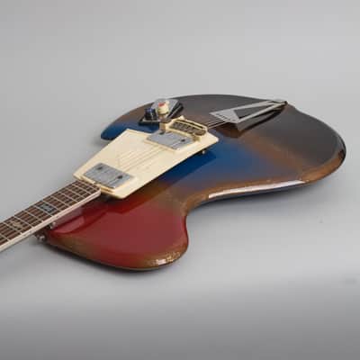 Wandre  Avalon Rock Oval Solid Body Electric Guitar,  c. 1963, original chipboard soft shell case. image 7
