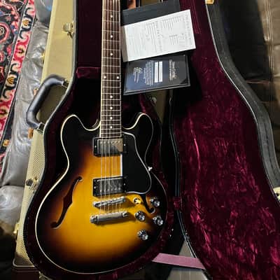 Gibson Custom Shop ES-339 fat neck 2012 - Antique Vintage Sunburst image 3