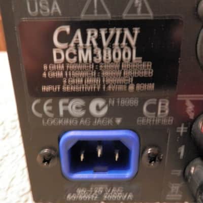 Carvin DCM 3800 L Power Amp 2017 Black image 6