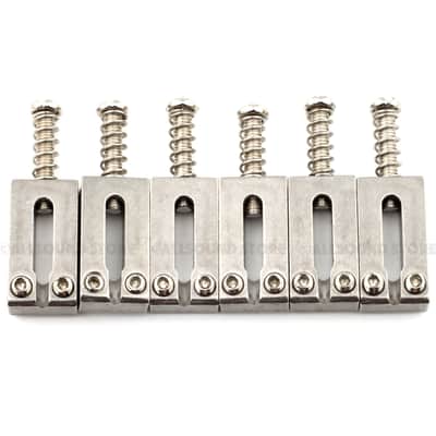 52.5mm (2 1/16") STAINLESS STEEL Bridge Saddles for Fender® Stratocaster, Telecaster Strat Tele image 2
