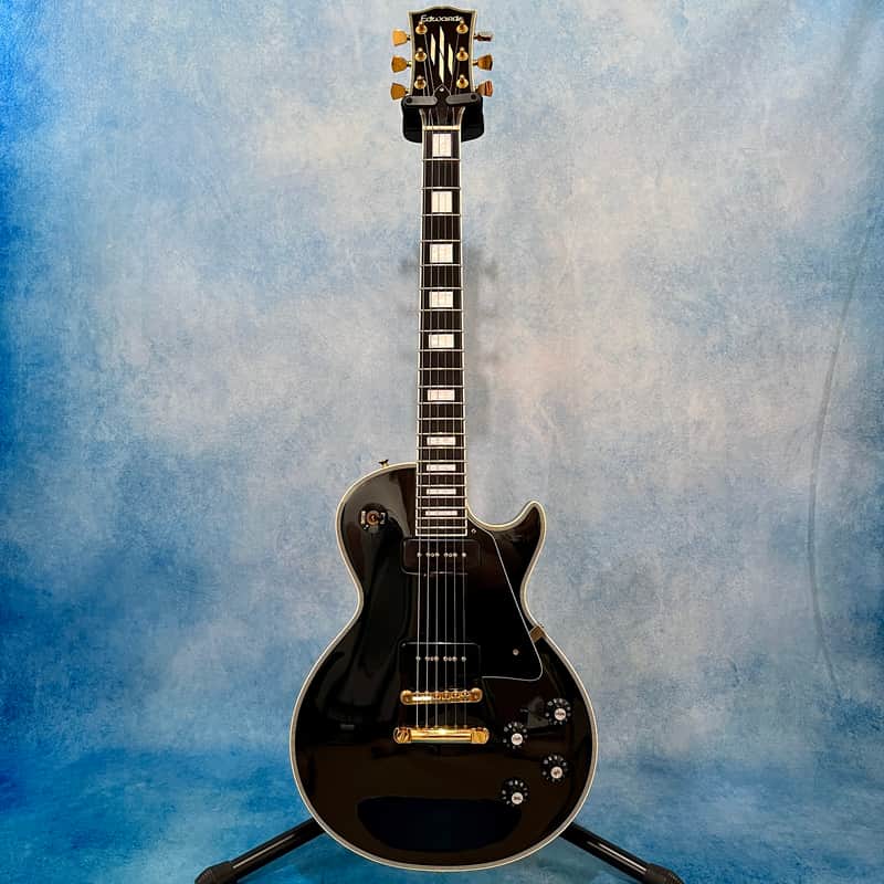 Edwards E-LP-130-CD/P Custom 2013 Black P90 Made in Japan | Reverb