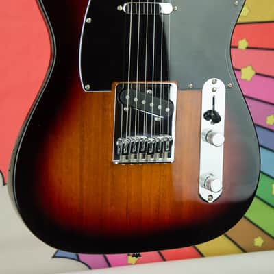 Used Squier Telecaster Guitar, 3 Tone Sunburst, Maple Fingerboard, Carry Bag image 4