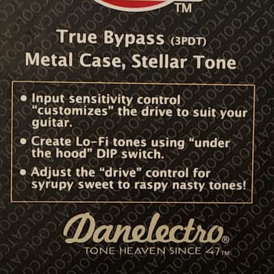 Danelectro Cool Cat CO-1 Drive Pedal New in Box w/ Free Shipping! image 2
