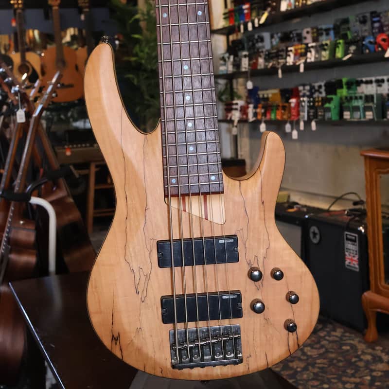 ESP LTD B-206SM Natural Satin 6 String Bass - USED image 1