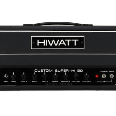 Hiwatt Custom Shop UK - Super Hi 50 Head -Authorized Dealer image 1