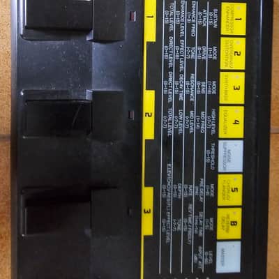 Boss ME-6B Bass Multiple Effects Pedal 1990s - Black and Yellow image 4