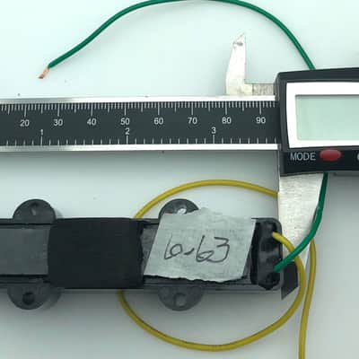 Jazz J-Bass Style Pickup Set Black image 5