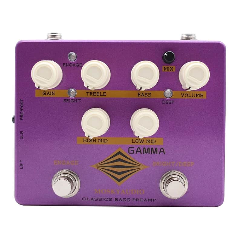 MOSKY GAMMA Bass Preamp Direct Box with a headphone out and aux-in feature image 1