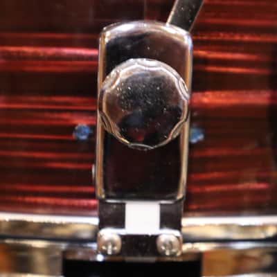 "Zim-Gar" MIJ Wine Red Pearl 8-Lug Snare image 4