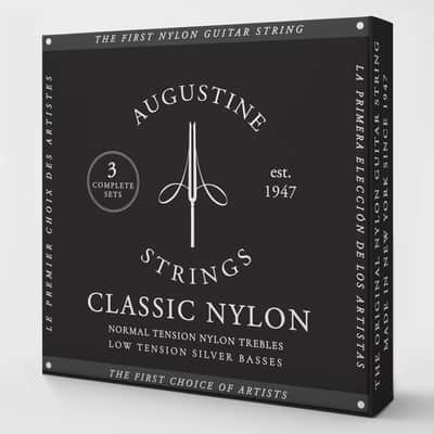 3 Pack ~ Augustine ABK Classic Black String Set image 3