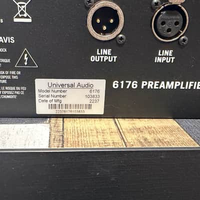 Universal Audio 6176 Channel Strip 2003 - Present - Silver image 8