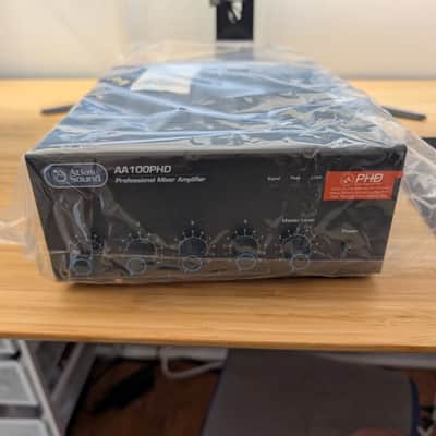 Atlas Sound AA100PHD 100-Watt 4-Channel Mixer Amplifier 2022 - Present - Black image 5