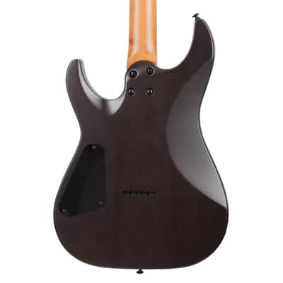 Schecter C-1 Standard Plus Electric Guitar - Ember Burst w/Ebony FB image 7