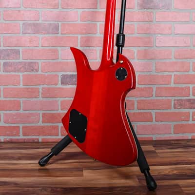 B.C. Rich Mockingbird 100th Namm Limited Edition #52 of 100 Flame Maple Top Transparent Red 2001 w/OHSC image 6