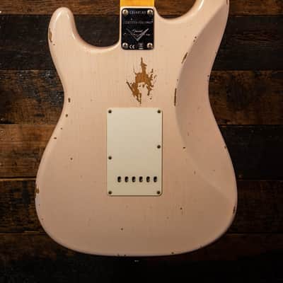 Fender Custom Shop 1959 Stratocaster Relic in Super Faded Aged Shell Pink image 17