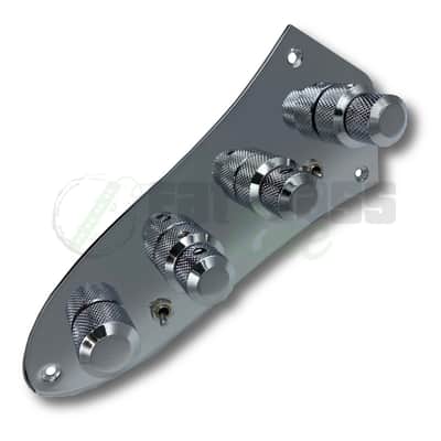 John East J Retro Deluxe Bass Preamp for Jazz Bass Deluxe - Chrome image 4