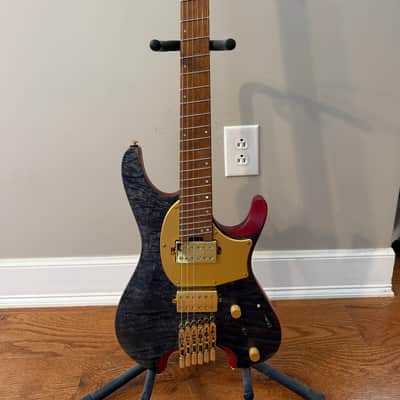 Ibanez MGFM10-OBL Manuel Gardner Fernandes Signature Quest 2024 - Present - Obsidian Black Low Gloss image 2