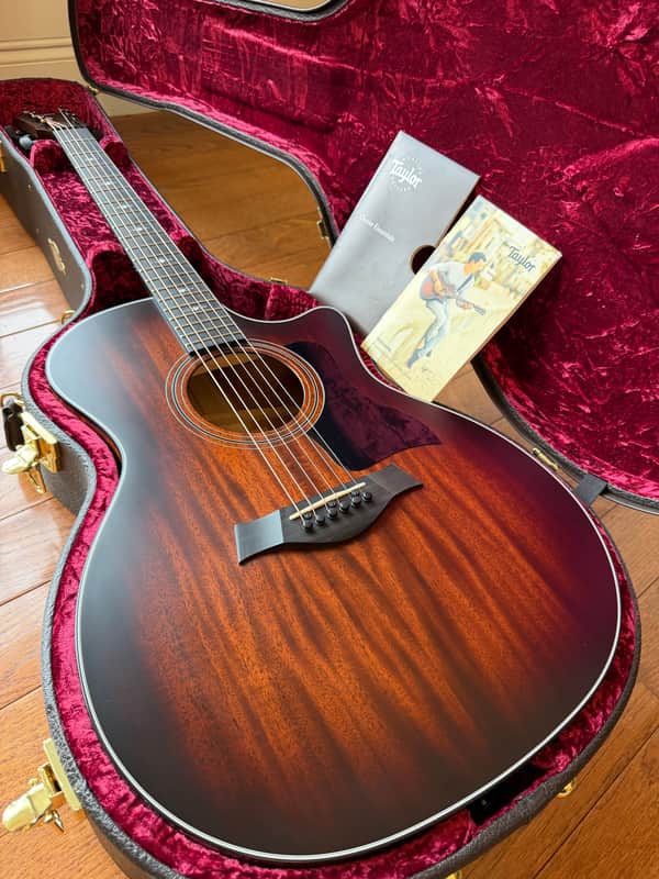 2021 Taylor 324ce Grand Auditorium V-Class Bracing - Shaded Edge Burst image 1