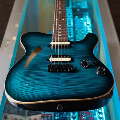 Suhr Modern T Custom - Trans Teal Burst image 2