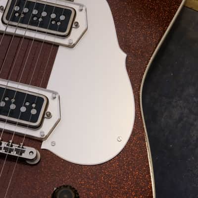 Frank Brothers Guitar Co. Arcade Thinline 2025 - Brown Sugar Sparkle image 8