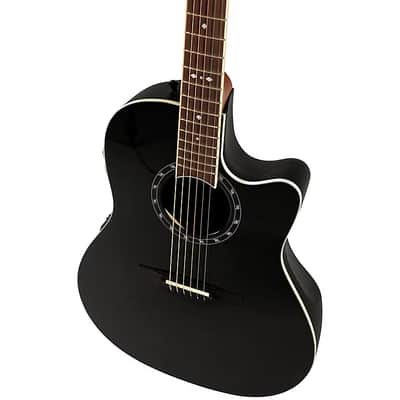 Ovation 2771AX-5 Pro Series Standard Balladeer Deep Contour Solid Sitka Spruce Top 6-String Acoustic-Electric Guitar image 7