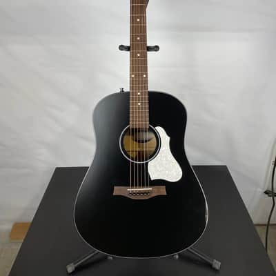 Seagull S6 Classic Dreadnought Acoustic-Electric Guitar, Solid Cedar Top, Black image 1