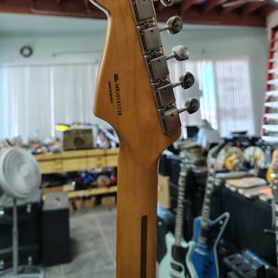 Fender Stratocaster 2010 - '56 re-issue Fiesta Red Soft V neck image 8