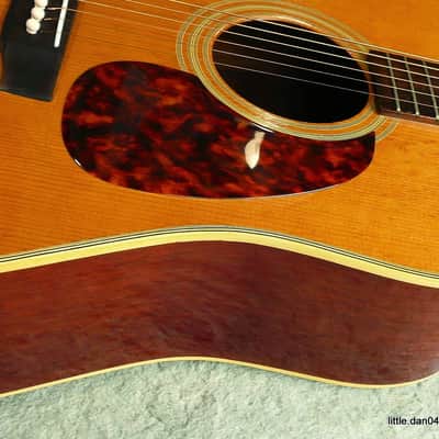 Suzuki  Three S W130 Dreadnought Acoustic Guitar Japan Vintage 1975 Natural image 11