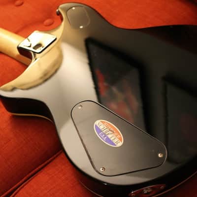 2004 Schecter Diamond Series TSH-12 Electric Guitar in Gloss Black image 5