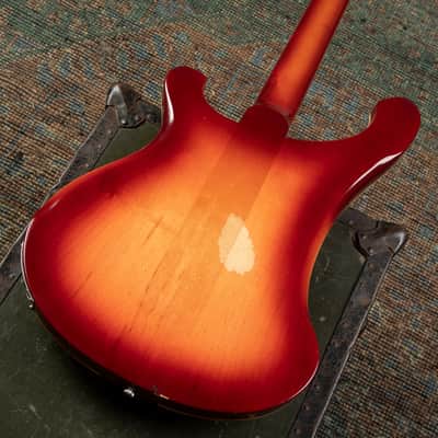 1991 Rickenbacker 4003 Bass w/ Bartolini TCT Preamp, Fireglo, Made in USA, with case image 10