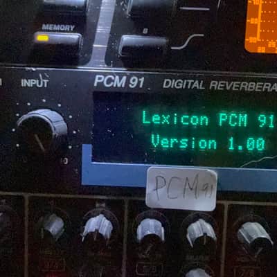 Lexicon PCM 91 Digital Reverberator 1990s - Black image 6