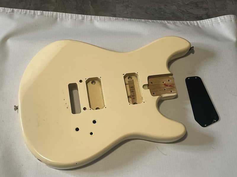 1980's Matsumoku Era Made in Japan Kramer Focus 2000 Aged White Guitar Body Floyd Ready image 1