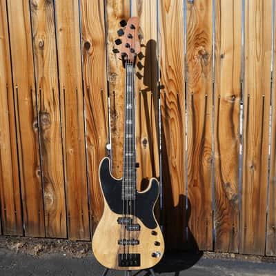 Schecter DIAMOND SERIES Model-T - Exotic Natural Satin 4-String Electric Bass Guitar image 2