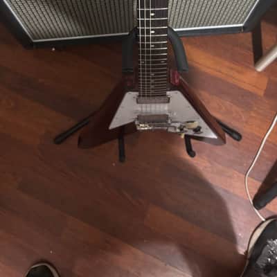 Gibson 67 flying v - Burgundy sparkle image 3