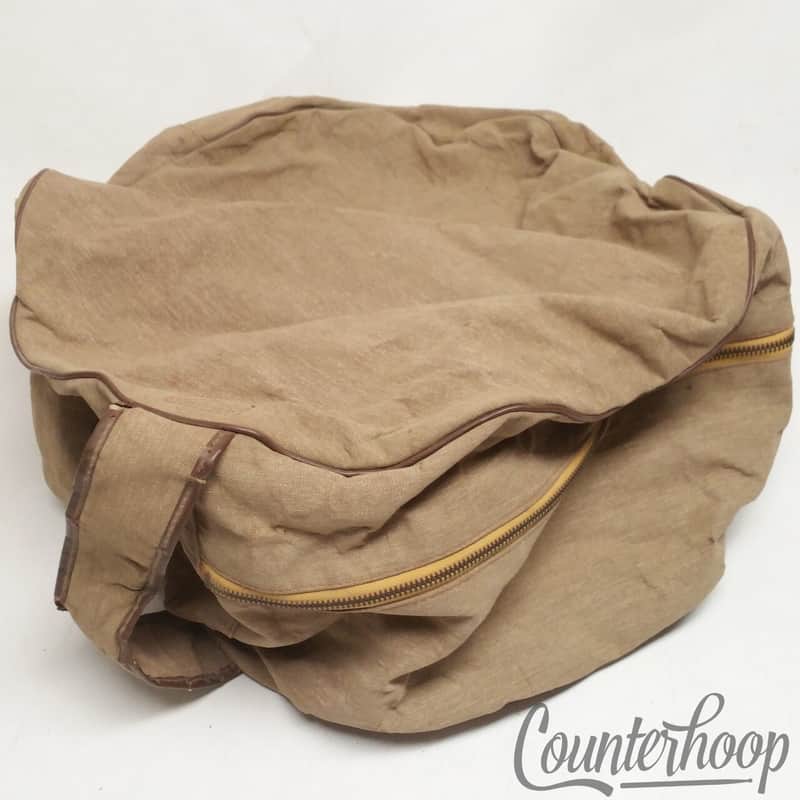 *6.5-8 x 15-16" Canvas Fabric Snare Drum Case Soft Shell Covers Vintage 40s USA* image 1