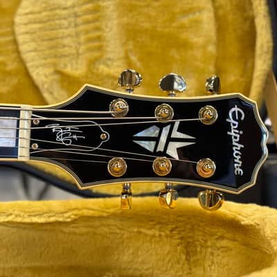 Epiphone Bjorn Gelotte Signature "Jotun" Les Paul Custom 2016 - 2019 - Ebony image 3