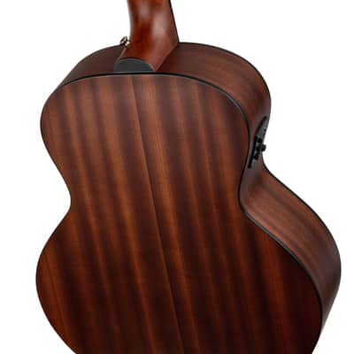 Ortega D7E-BFT-4 Deep Series 7 Spruce Top Mahogany Neck Medium Scale 4-String Acoustic-Electric Bass Guitar image 8