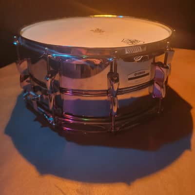 Yamaha SD-266A Stage Custom 6.5x14" Steel Snare Drum 2010s - Chrome image 3