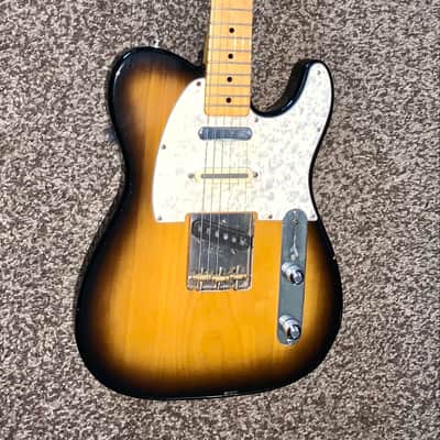 Vintage 1986 Fender TL-52 Telecaster      Reissue Electric   guitar  two tone  sunburst Nashville  conversion modded  made in japan image 1