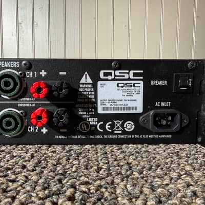 QSC GX5 2-Channel Power Amplifier in Silver image 6