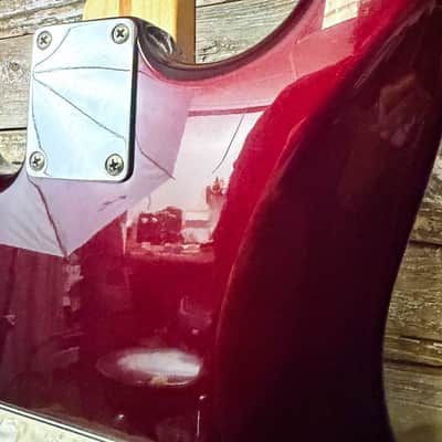 2008 Fender Standard Stratocaster MIM HSS - Midnight Wine image 12