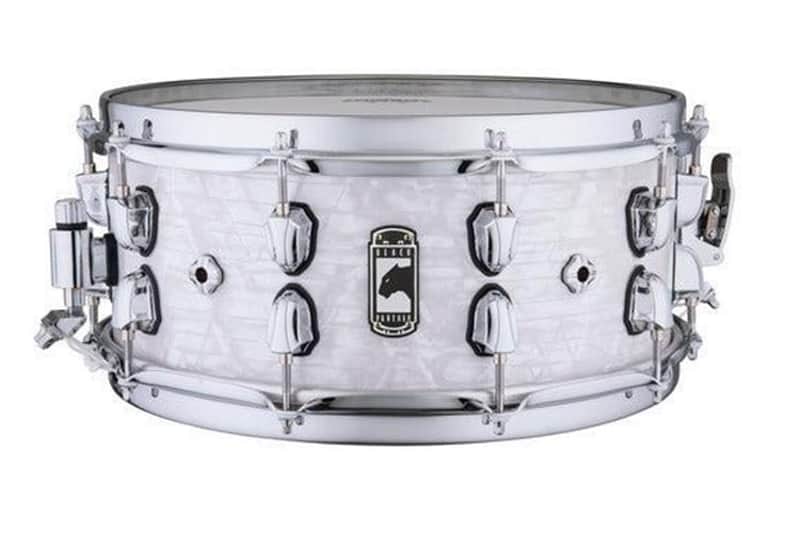 Mapex Black Panther Heritage Snare Drum | White Strata image 1