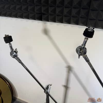 2x Tama Vintage Cymbal Boom Stands with counterweight image 2