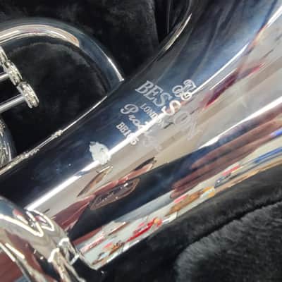 Besson Prodigy series BE165 4 Valve Euphonium - Silver image 5