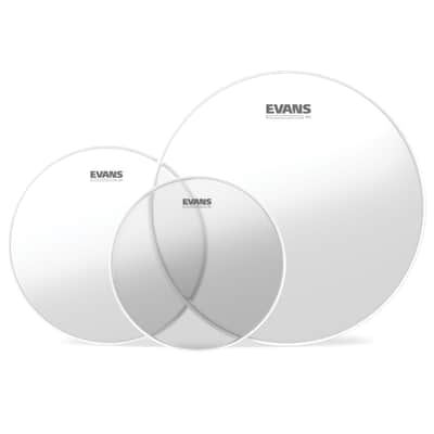 Evans Drumhead Set G1, clear, Standard, ETP-G1CLR-S - Drum Head Set image 1