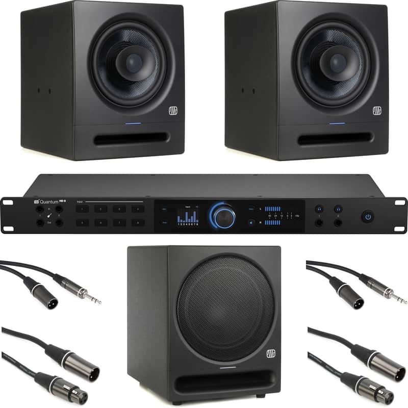PreSonus Quantum HD 8 Rackmountable USB-C Audio Interface Studio Bundle image 1