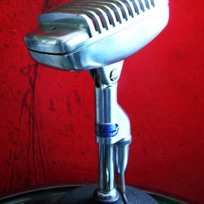 Vintage 1950's Shure 51 dynamic Microphone multi Z w cable image 11