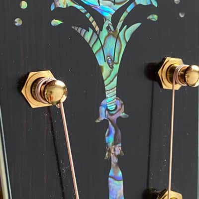 Preston Thompson D-42 Brazilian/Adirondack, Vintage Martin Sunburst, Engraved Tuners, 2020, WOW! image 5