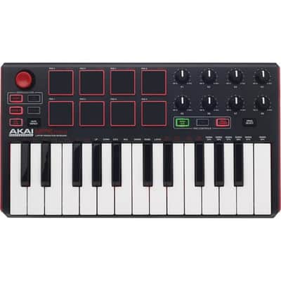 Roland MC-101 Portable Groovebox + Akai Professional MPK mini MKII - Compact Keyboard and Pad Controller  and Cables. image 6
